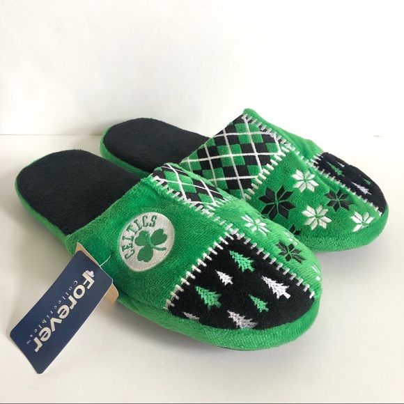celtics slippers